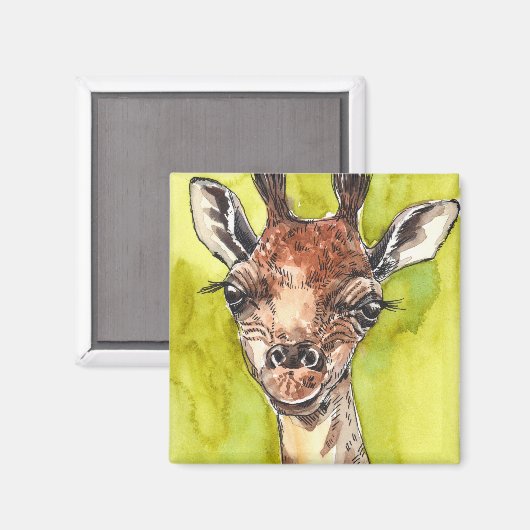 Giraffe Magneet (Voorkant / Achterkant)
