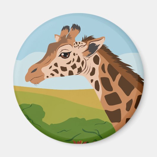 Giraffe Magneet (Voorkant)