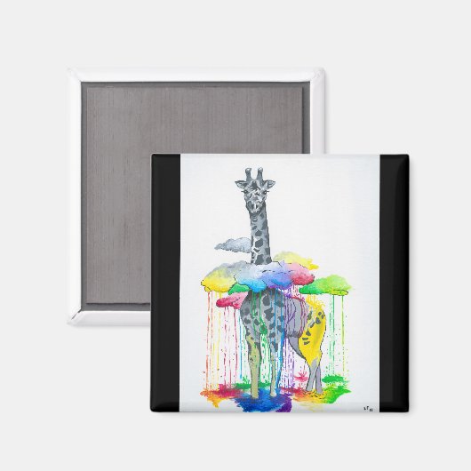 Giraffe Magnet (Voorkant / Achterkant)