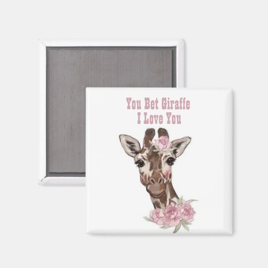 Giraffe Magnet (Voorkant / Achterkant)