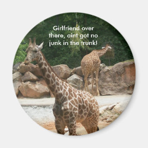 Giraffe Magnet - Gepersonaliseerd