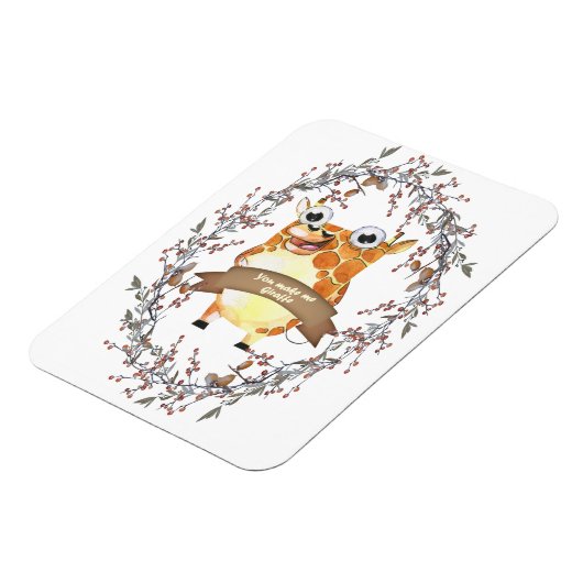 Giraffe magnet magneet (Linkerzijde)