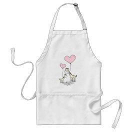Giraffe Mam en Baby Apron Standaard Schort
