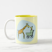 Giraffe Mam en Baby Mok (Links)