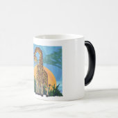 Giraffe Mama en Baby Magische Mok (Voorkant rechts)