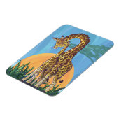 Giraffe Mama en Baby Magneet (Linkerzijde)