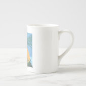 Giraffe Mama en Baby Porselein Kop (Rechts)