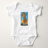 Giraffe Mama en Baby Romper (Voorkant)