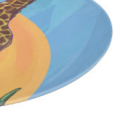 Giraffe Mama en Baby Snijplank (Hoek)