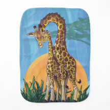 Giraffe Mama en Baby