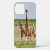 Giraffe Mama en kinderen Case-Mate iPhone Case (Achterkant)
