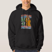 Giraffe mama sterk als moeder moeder moeder moeder hoodie (Voorkant)
