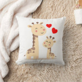 Giraffe Mami und Kind  Kussen (Deken)