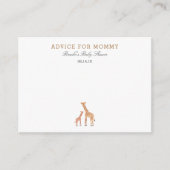 Giraffe mammie Kaarten (Voorkant)