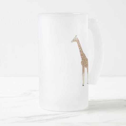 Giraffe Matglas Bierpul (Voorkant rechts)