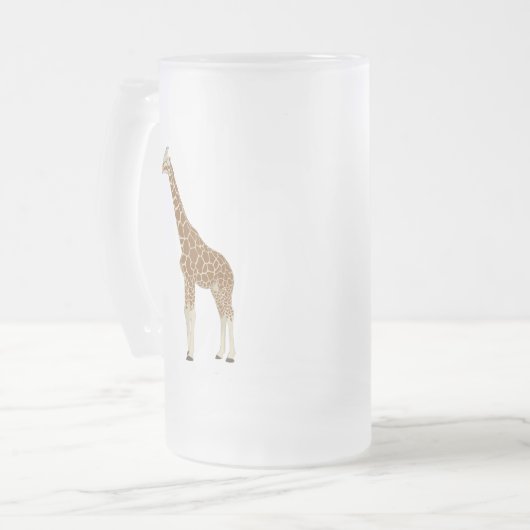 Giraffe Matglas Bierpul (Voorkant links)
