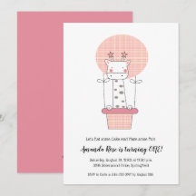 Giraffe meisje eerste verjaardag