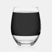 Giraffe Merry Christmas Tree Lighting Santa Giraff Wijnglas Zonder Voet (Rechts)