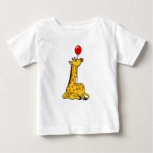 Giraffe met ballon