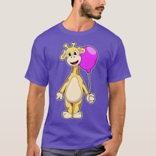Giraffe met ballon 2 t-shirt