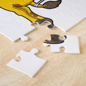 Giraffe met ballon legpuzzel (Zijkant)