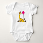 Giraffe met ballon romper (Voorkant)