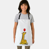 Giraffe met ballon schort (Insitu)