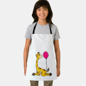 Giraffe met ballon schort (Insitu)