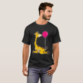 Giraffe met ballon t-shirt (Voorkant volledig)