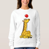 Giraffe met ballon trui (Voorkant)
