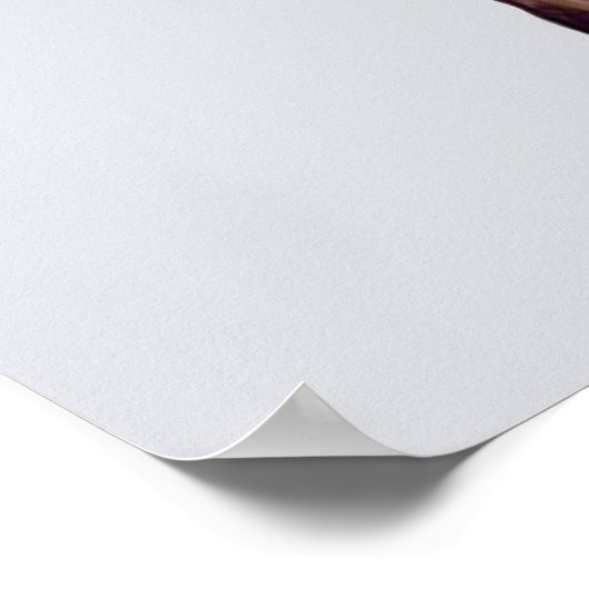 Giraffe met bril die roze bruinkgom blaast poster (Hoek)