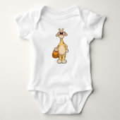 Giraffe met bril en tas romper (Voorkant)