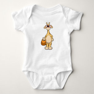 Giraffe met bril en tas romper
