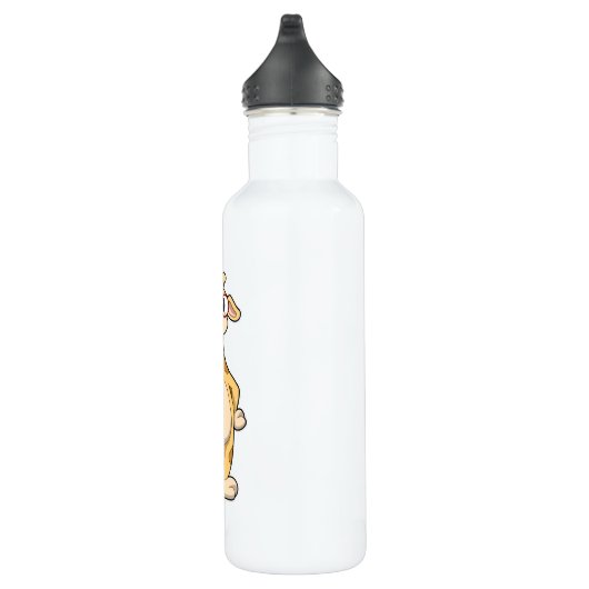 Giraffe met bril en tas waterfles  (Rechts)