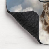 Giraffe met Bril in Wolk Muismat (Hoek)