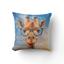 Giraffe met bril
