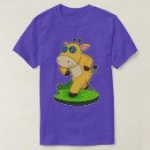 Giraffe met bril t-shirt (Design voorkant)