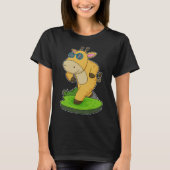 Giraffe met bril t-shirt (Voorkant)