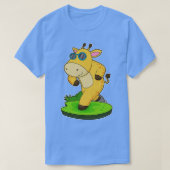 Giraffe met bril t-shirt (Design voorkant)