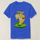 Giraffe met bril t-shirt (Design voorkant)