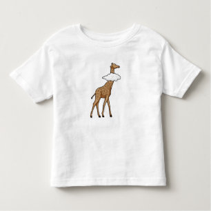 Giraffe met cloud kinder shirts