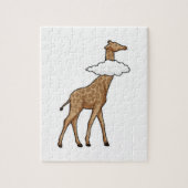 Giraffe met cloud legpuzzel (Verticaal)
