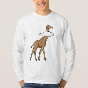 Giraffe met cloud t-shirt