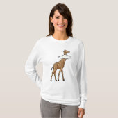 Giraffe met cloud t-shirt (Voorkant volledig)
