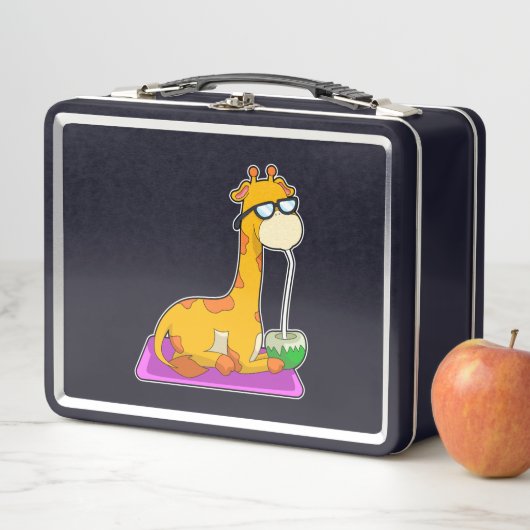 Giraffe met Coconut (In situ)