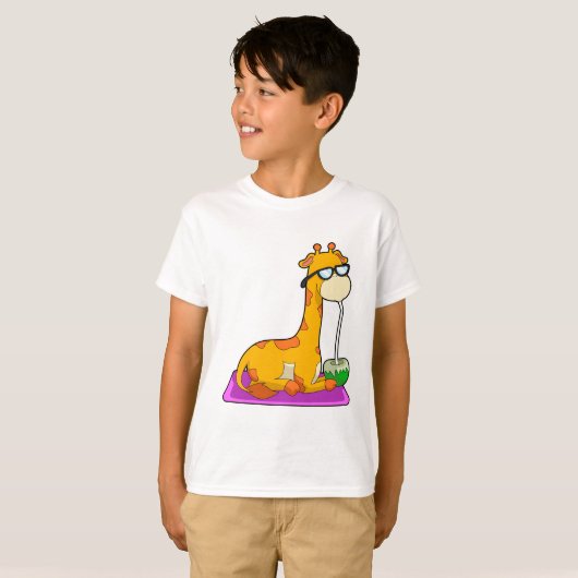 Giraffe met Coconut T-shirt (Voorkant volledig)