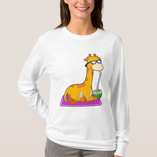Giraffe met Coconut T-shirt (Voorkant)