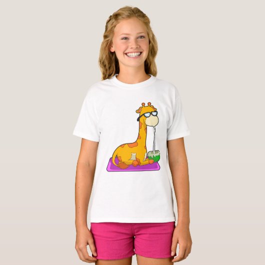 Giraffe met Coconut T-shirt (Voorkant volledig)