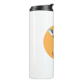 Giraffe Met Cupcake Thermosbeker (Gedraaid links)