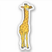 Giraffe met Daisy Sticker (Voorkant)